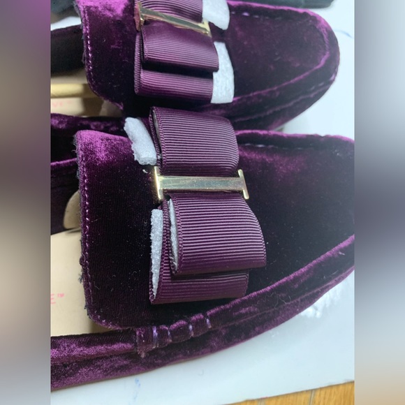NWT Isaac Mizrahi velvet Womens Allena Moccasin Flat Bow Moc Toe Slip On shoe - Picture 4 of 6